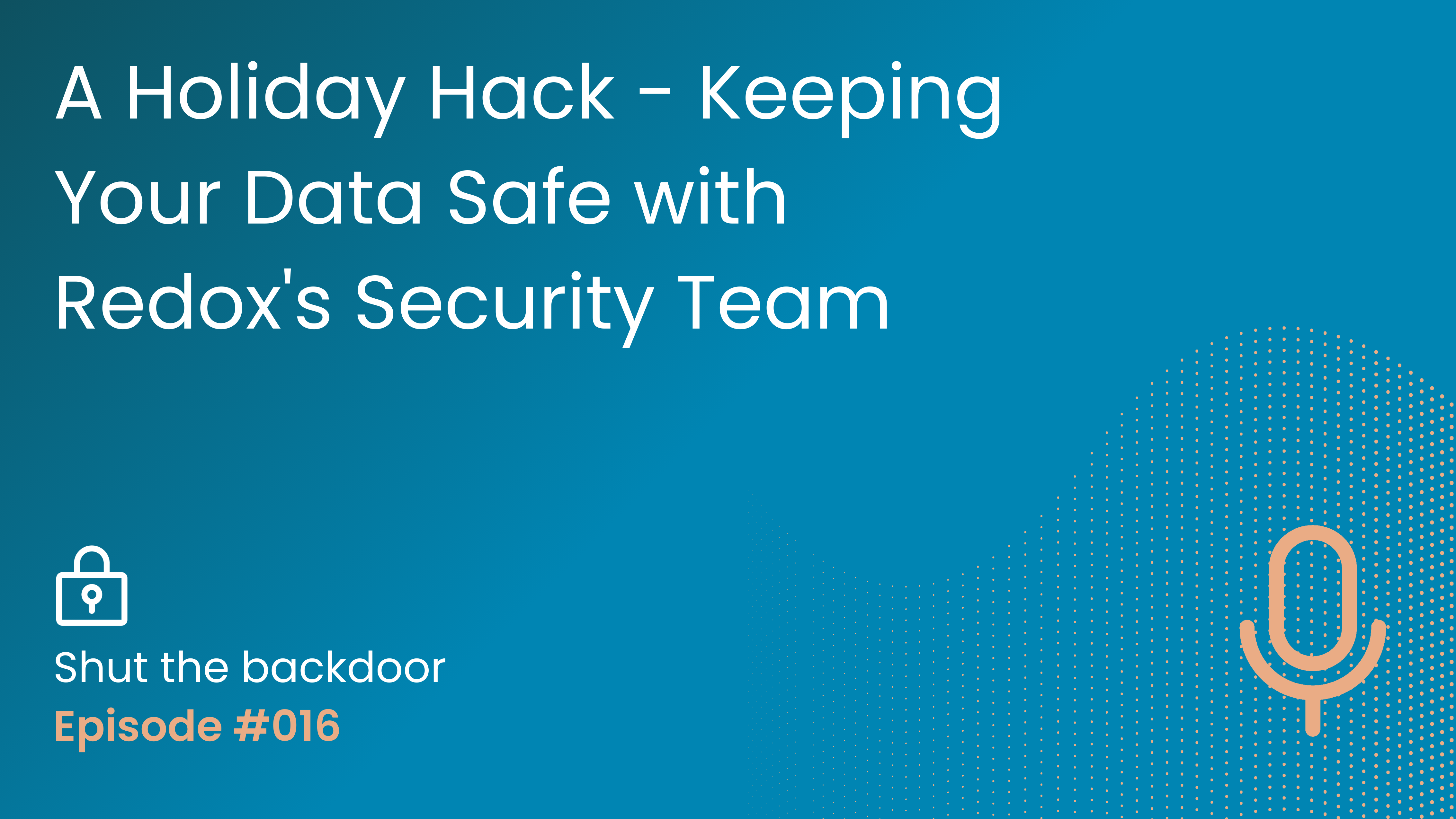 A Holiday Hack - Keeping Your Data Safe with Redox's Security Team