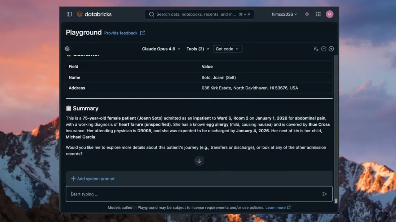 Zerobus + Redox MCP server example