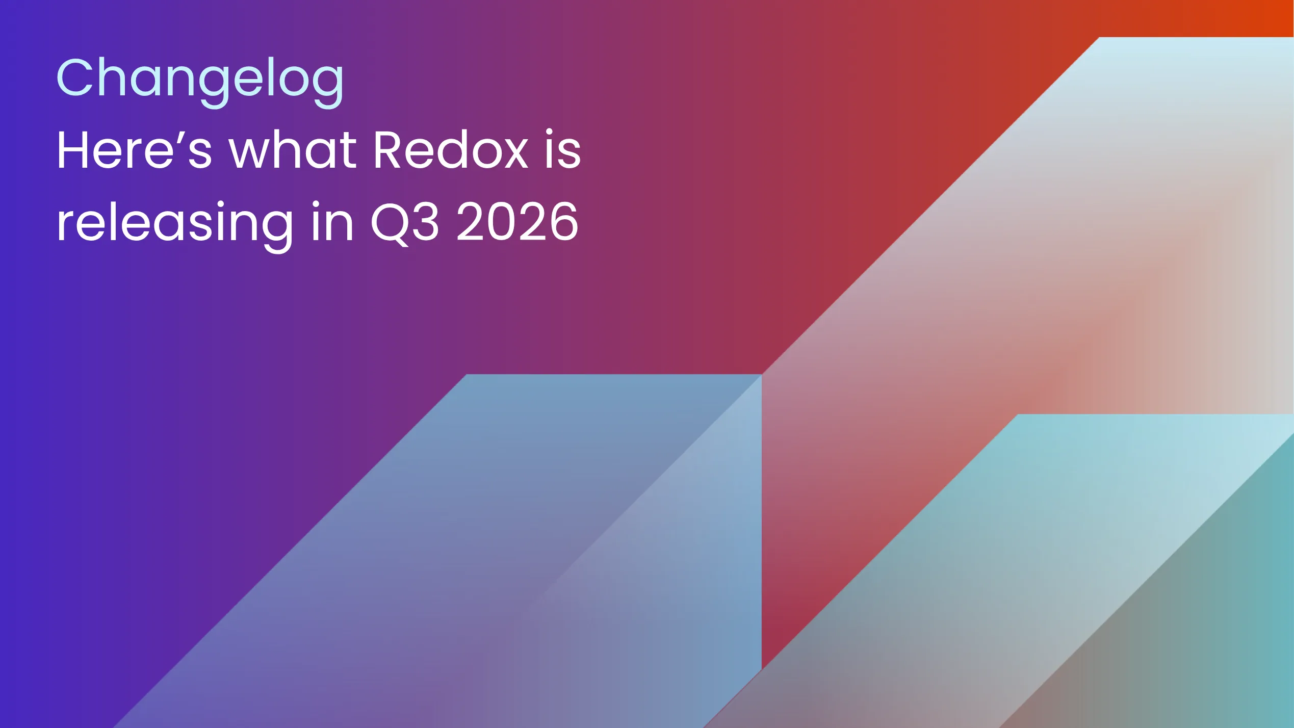 Q3 Changelog blog