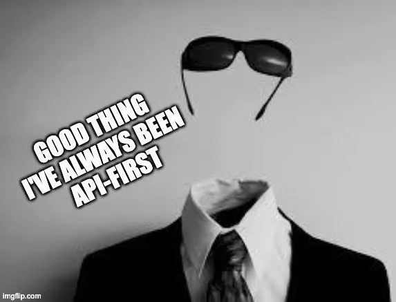 API first meme