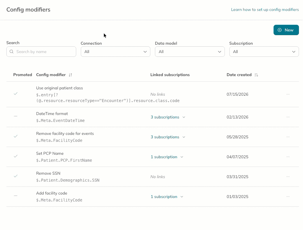 Setting processing order