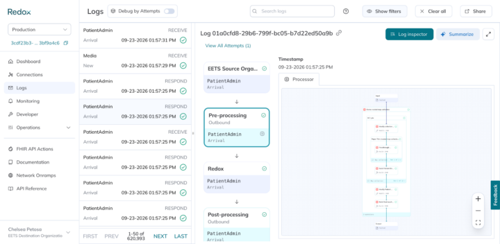Log inspector screenshot